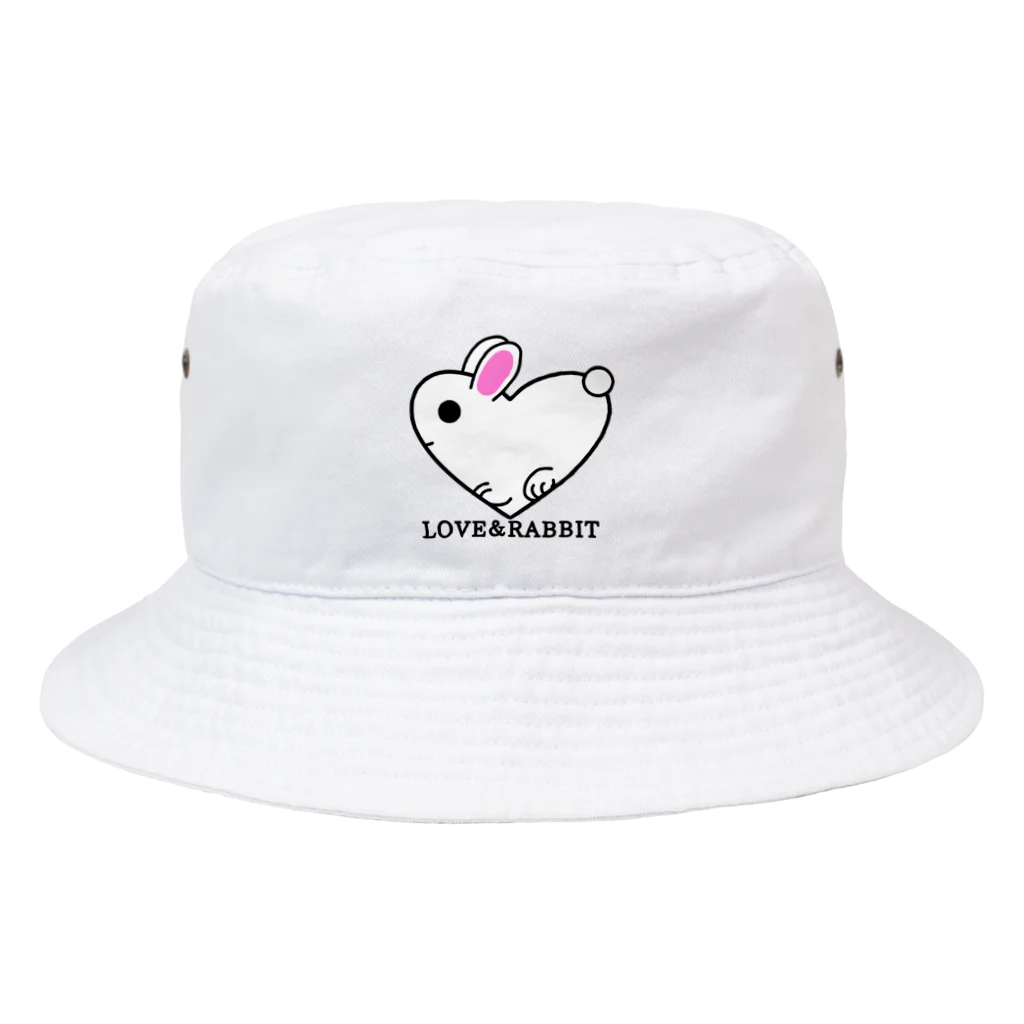 kazeou（風王）のLOVE＆RABBIT Bucket Hat