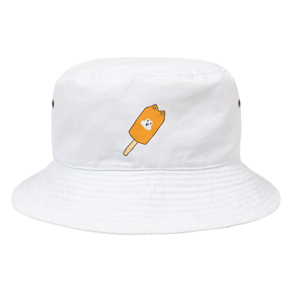 KIKITEKI_LABORATORYの変形アイス 柴犬 Bucket Hat