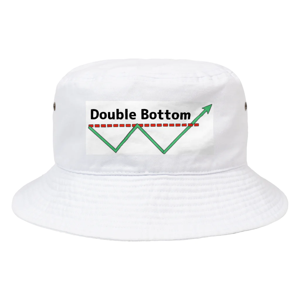 stock chartのダブルボトム（ブレイクアウト） Bucket Hat