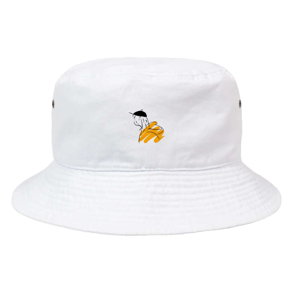 Paintingの振り向き際の女の子 Bucket Hat