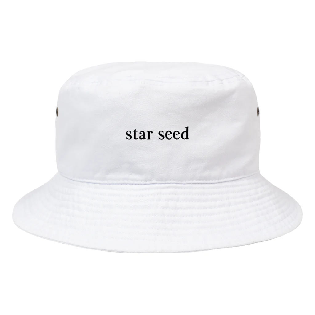 starseedのシンプル　star seed デザイン Bucket Hat