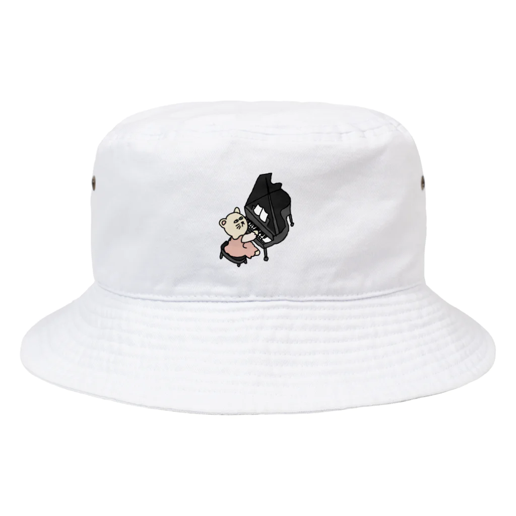 mikitoartのピアノをする猫 Bucket Hat