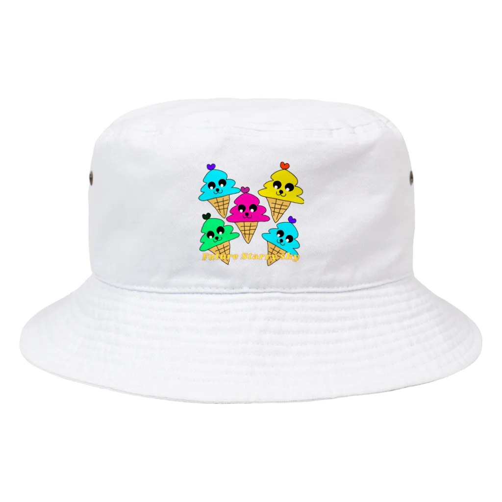 Future Starry Skyのソフトクリーム🍦 Bucket Hat