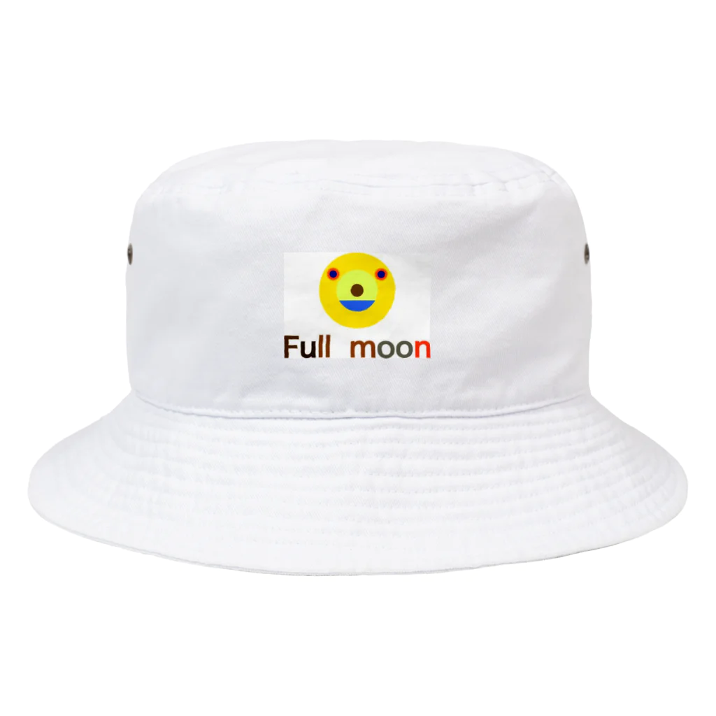 Aie図案室のFull moonマーク バケットハット