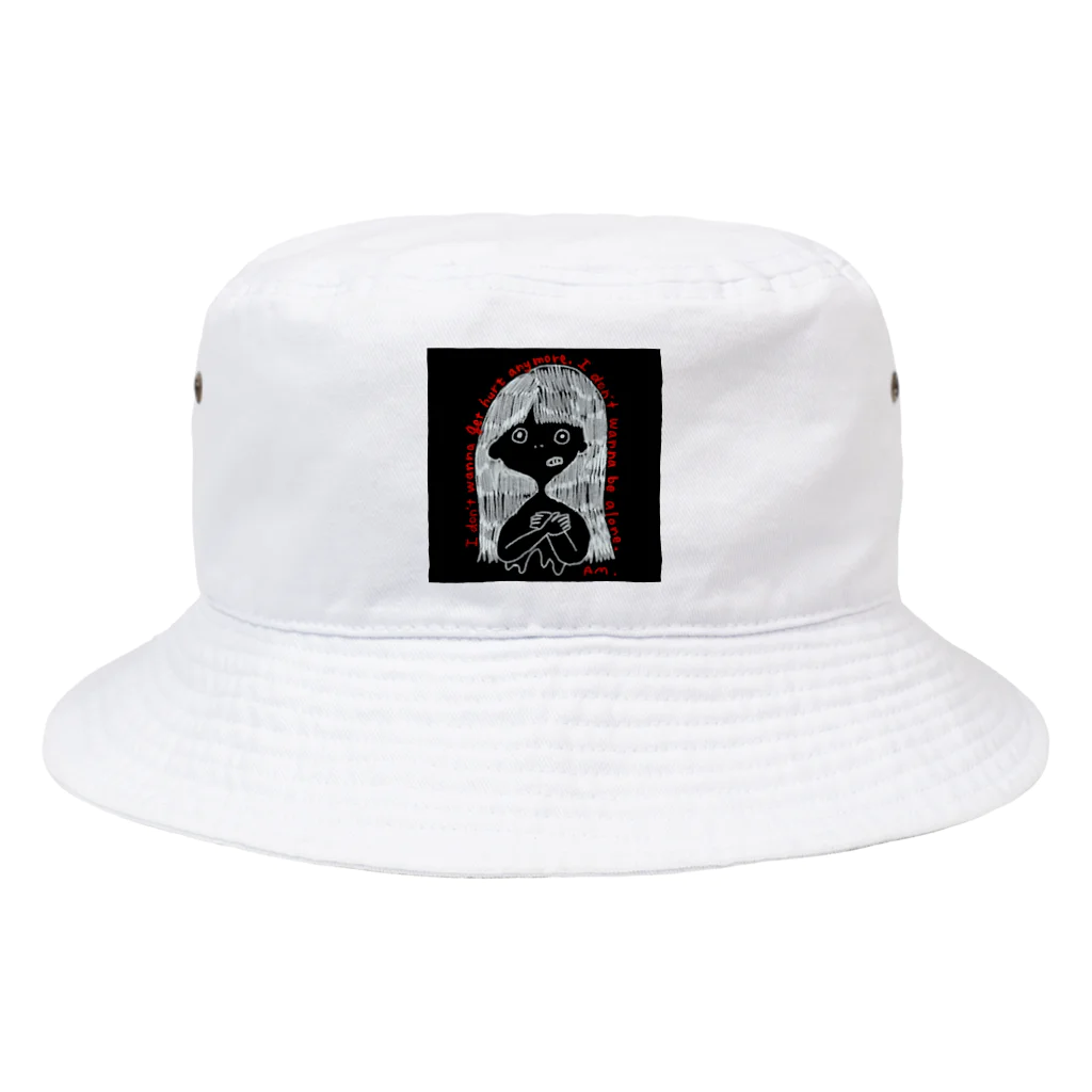 むちんアゲショップのI don’t wanna get hurt anymore. I don’t wanna be alone. Bucket Hat