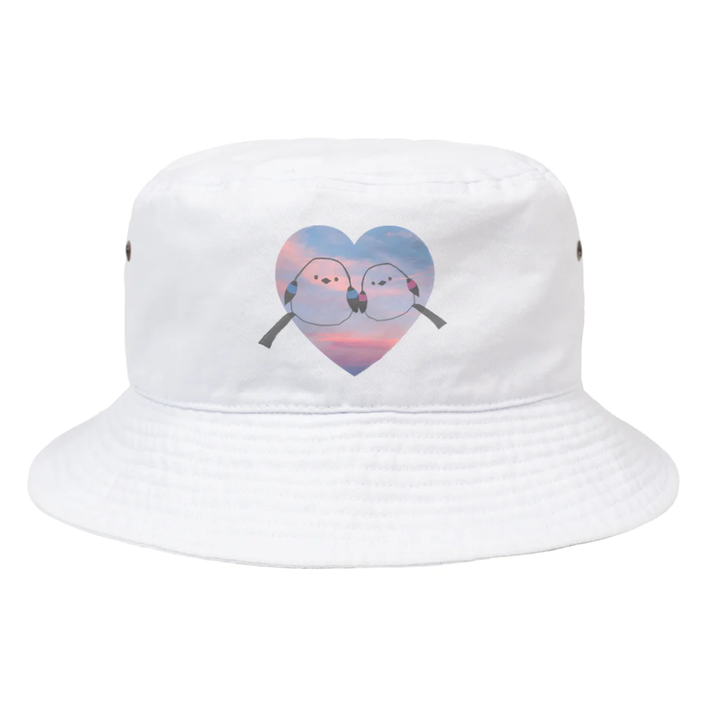 なこちゆるキャラショップのシマエナガちゃん カップル Bucket Hat