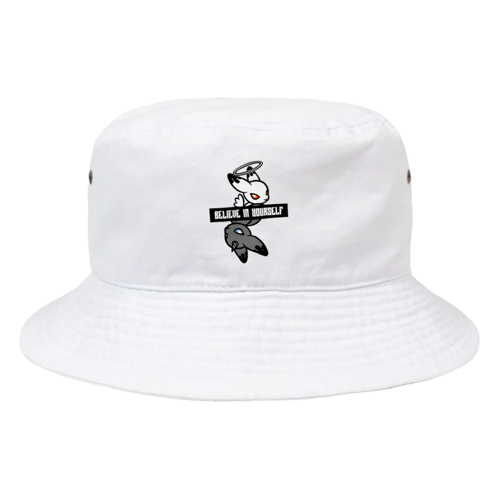 MADFOOLMINDの知名度を上げる為のセカンドブランドの天使と悪魔 Bucket Hat