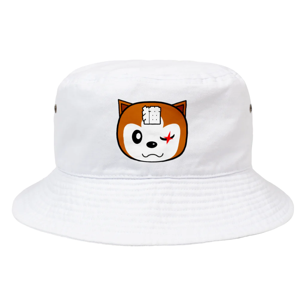 チャタリオの【原価販売】隻眼の野良猫チャタローBタイプ Bucket Hat