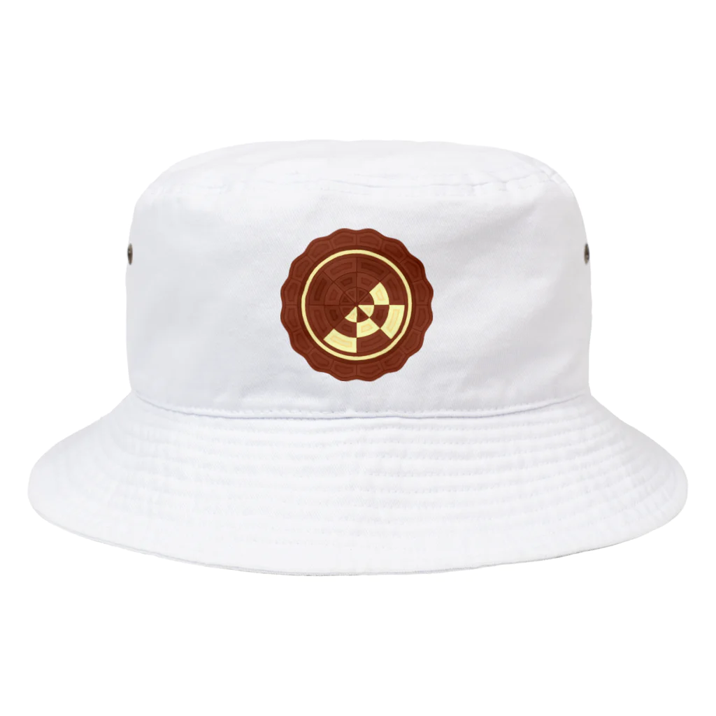 ハナドリカ SUZURI店の花の形の板チョコ Bucket Hat