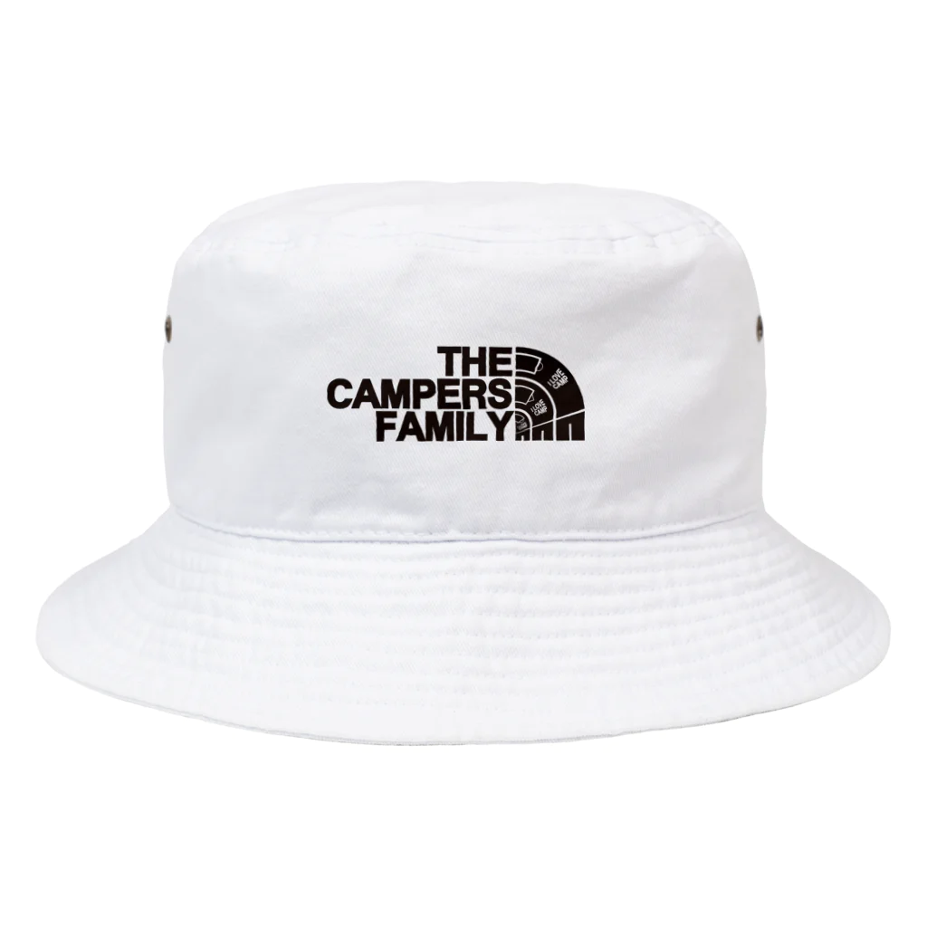 Too fool campers Shop!のCAMPERS FAMILY02(BK) Bucket Hat