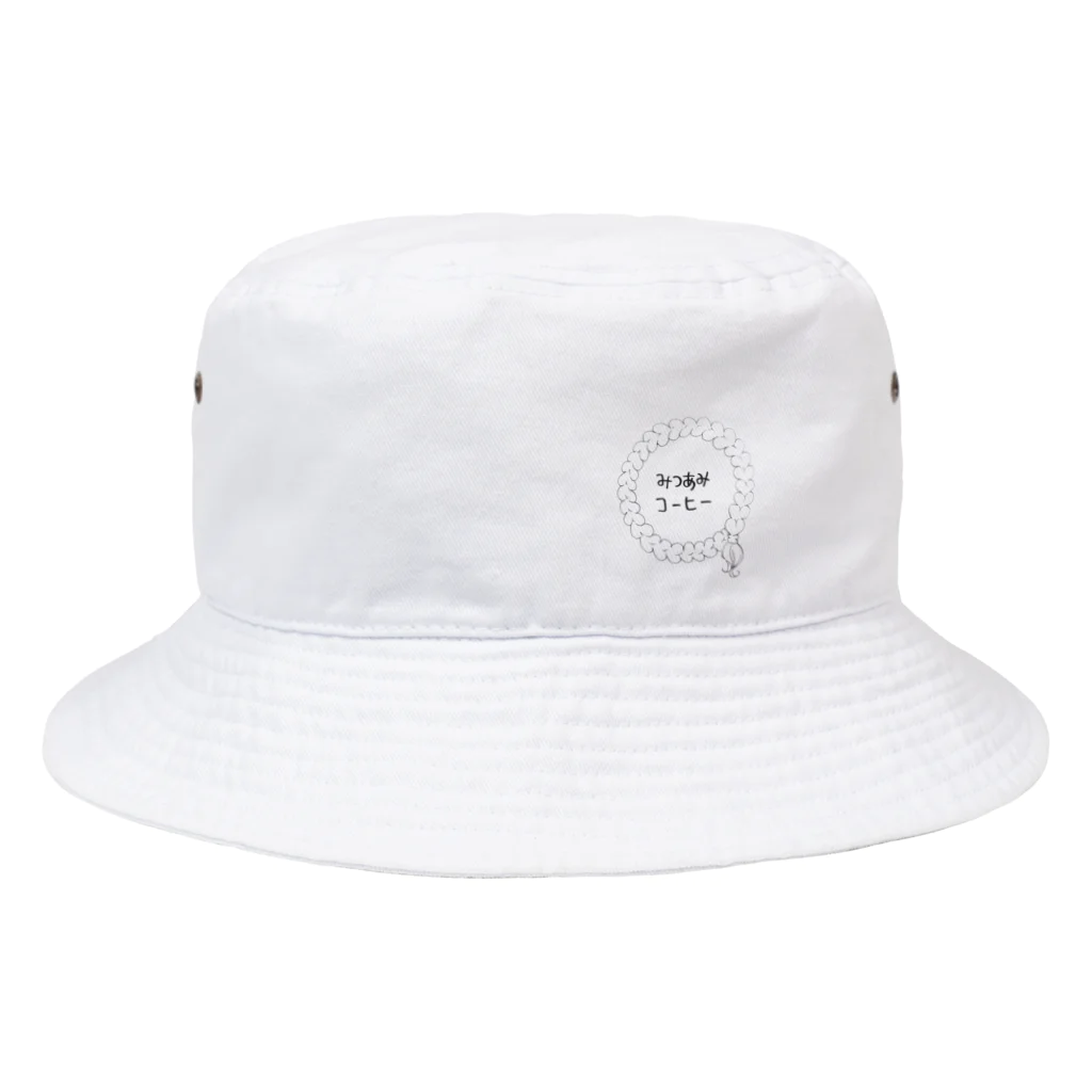 天然パーマのみつあみコーヒーグッズ Bucket Hat