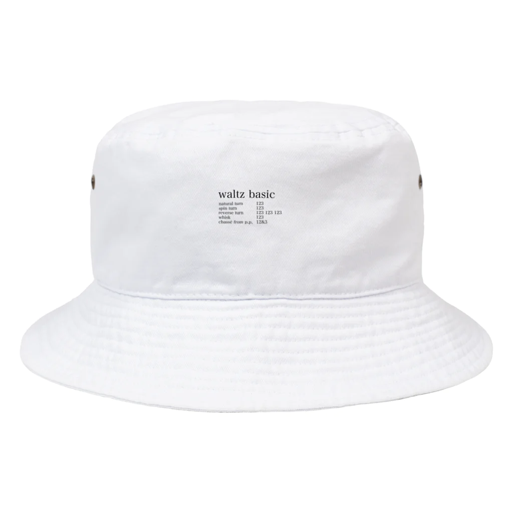 ボールルームで会いましょうのワルツ　ベーシックフィガー Bucket Hat