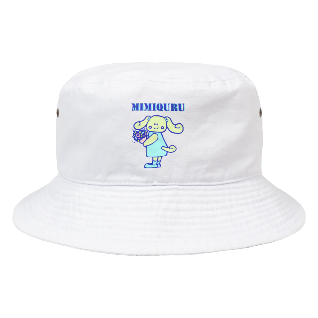  #satisfyingのMIMIQURU　ミミキュル　花束💐 Bucket Hat