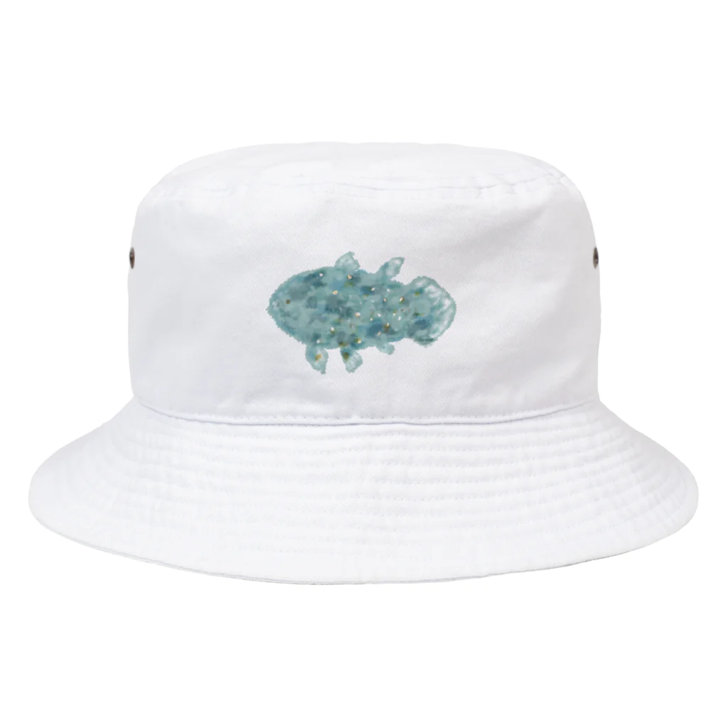 design_yanagiyaの水彩シーラカンス Bucket Hat