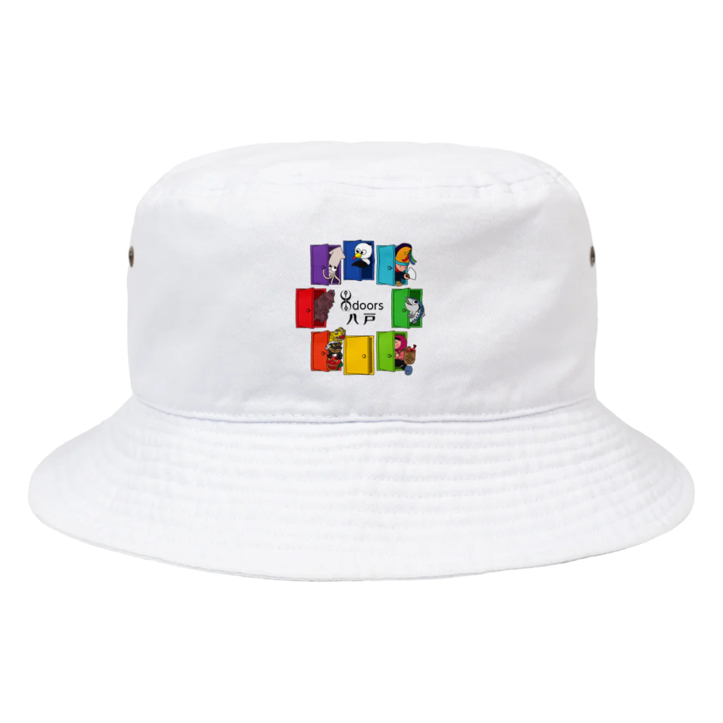 はちのへ応援隊の8doors(八戸・はちのへ) Bucket Hat