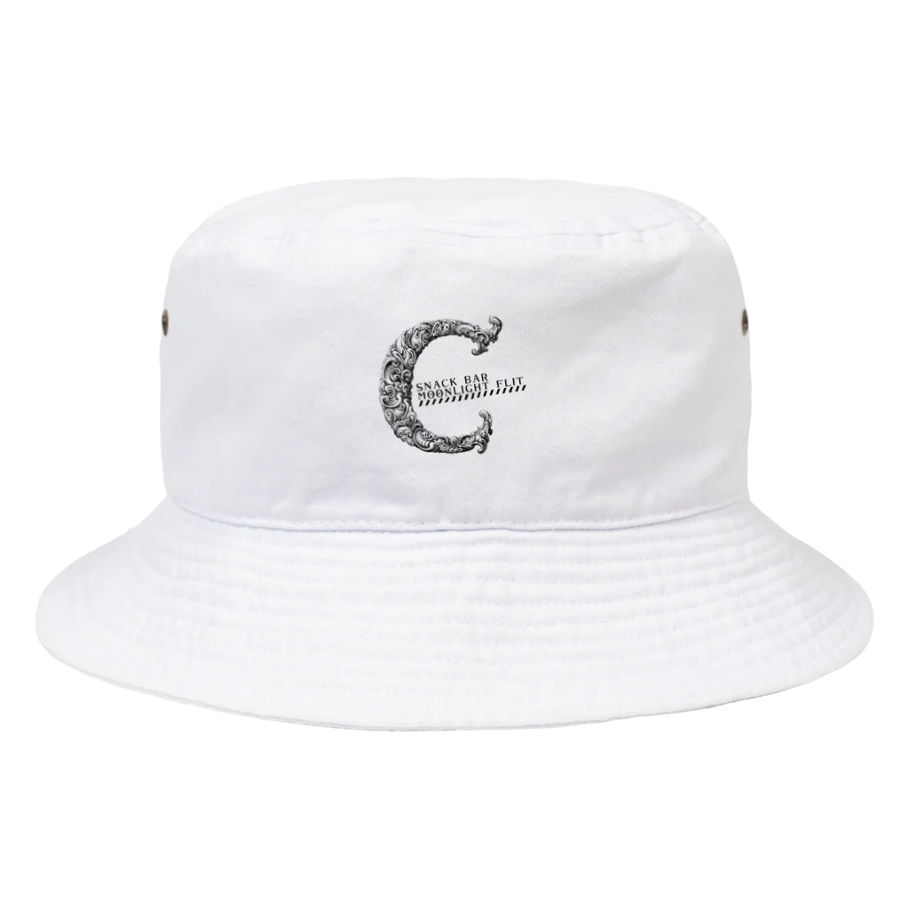 Snack_Bar_moonlight_flitのC-line-BK Bucket Hat