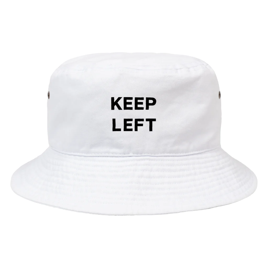 RiyocoHanasawa illustrationのKEEP LEFT Bucket Hat