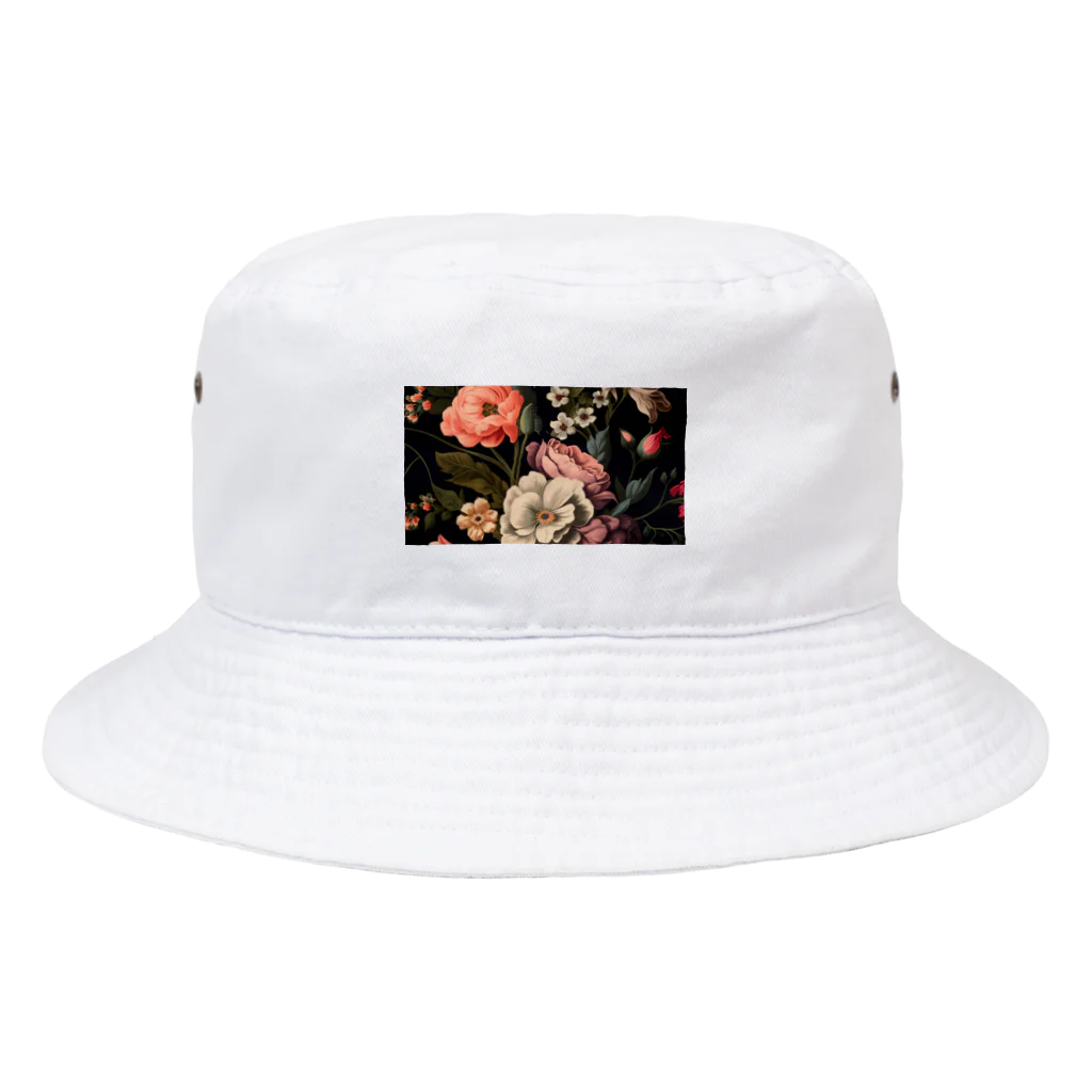 NoriNoriのフラワープリント Bucket Hat