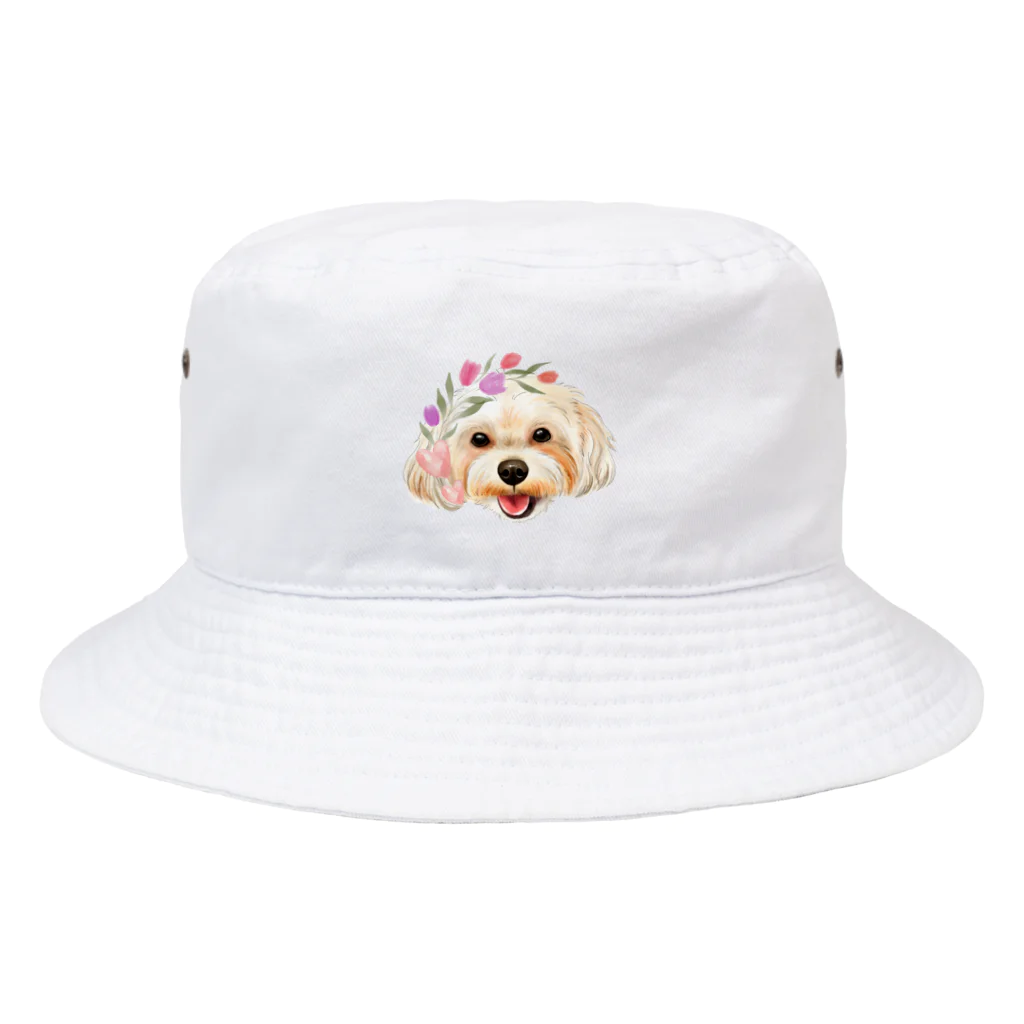 marutoraのwelpon犬 Bucket Hat