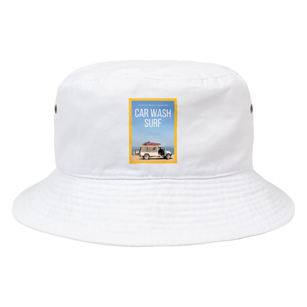 honeycombのサーフボードと車 Bucket Hat