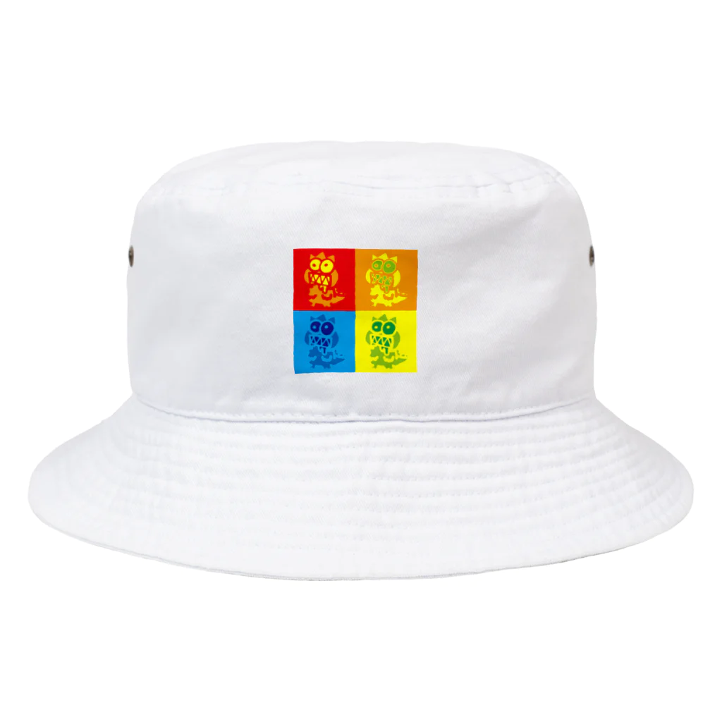 バルグル バンズくんのカラフルバンズくん Bucket Hat