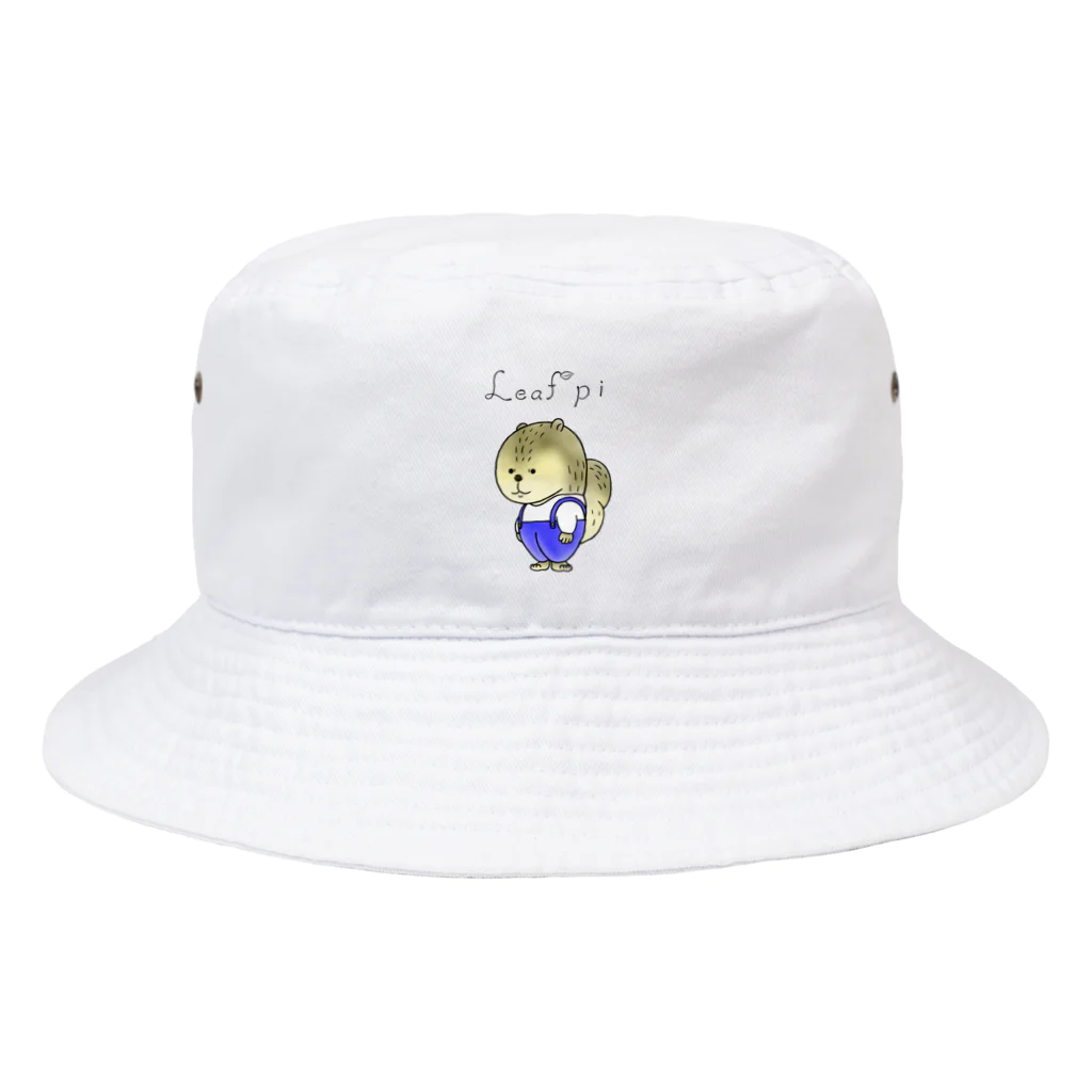 LeafpiのLeafpi's ロゴ Bucket Hat