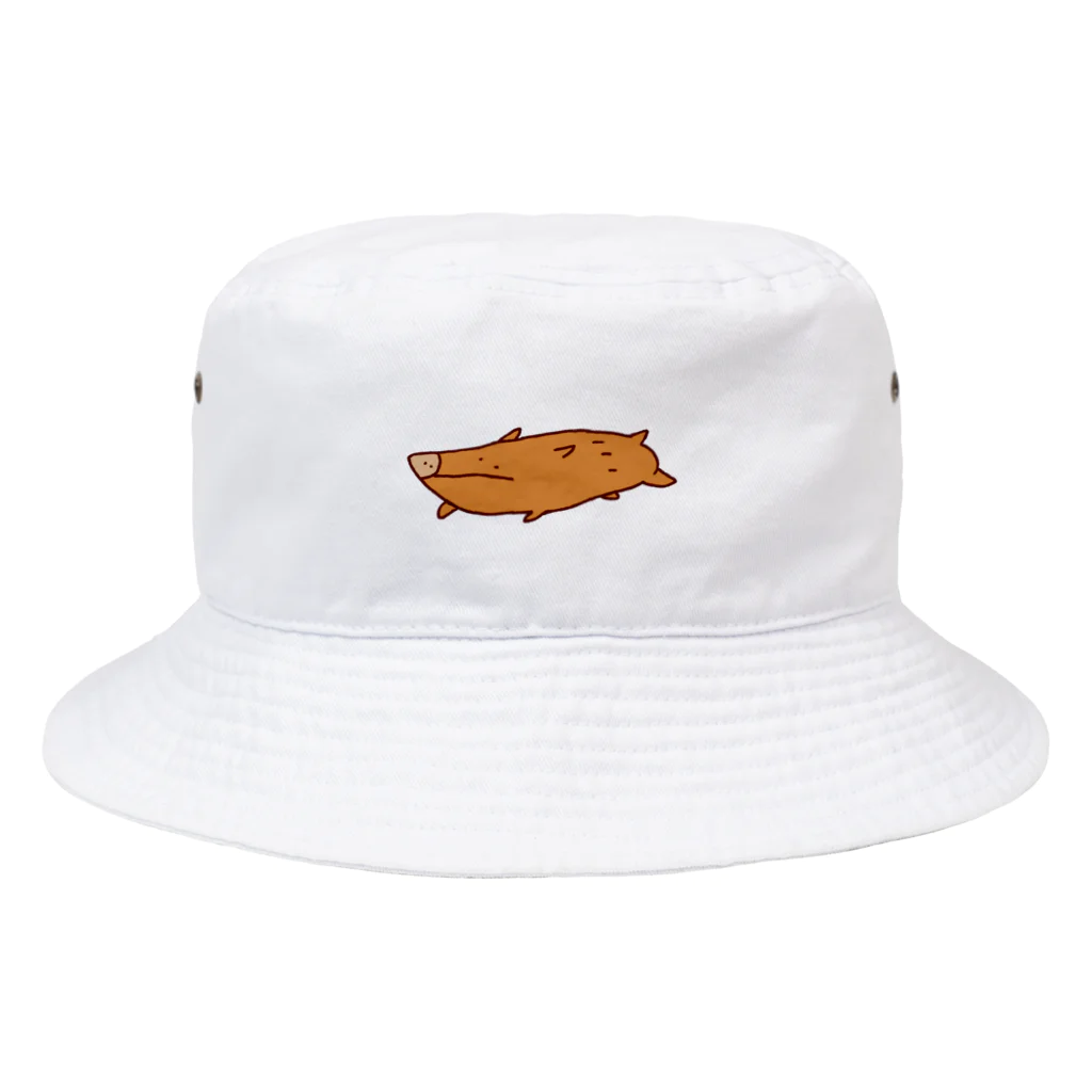 ぱぐ屋のながいのしし Bucket Hat