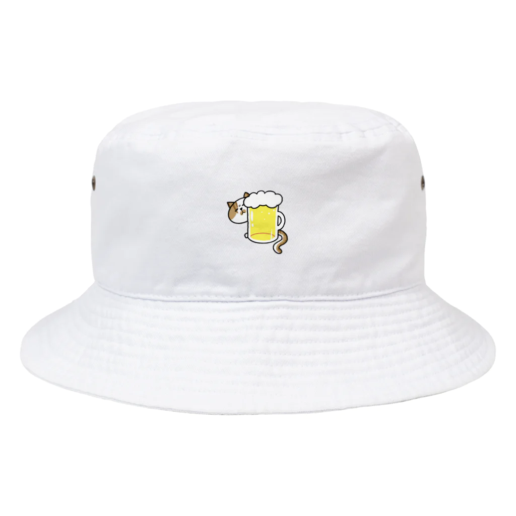 かんげんみつごのビール猫さま Bucket Hat