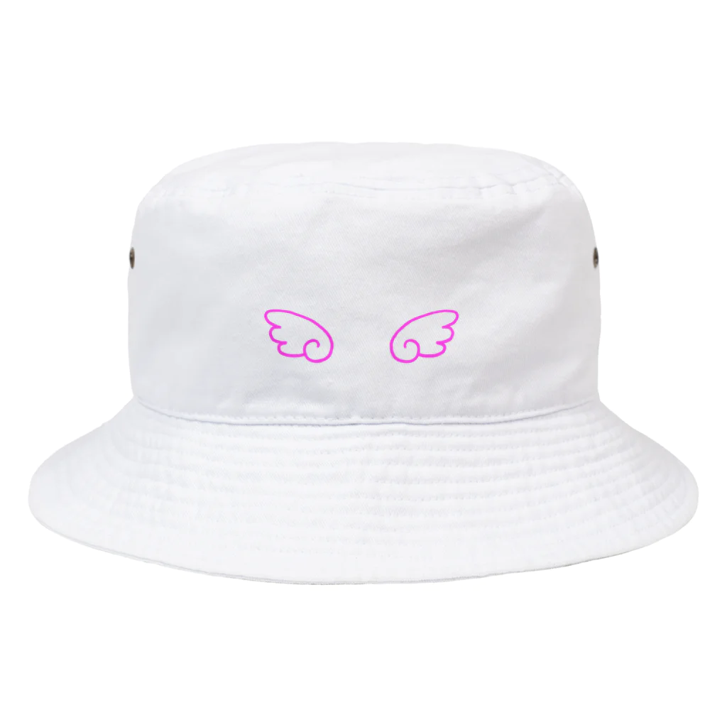 はぬの天使の羽（濃いピンク） Bucket Hat