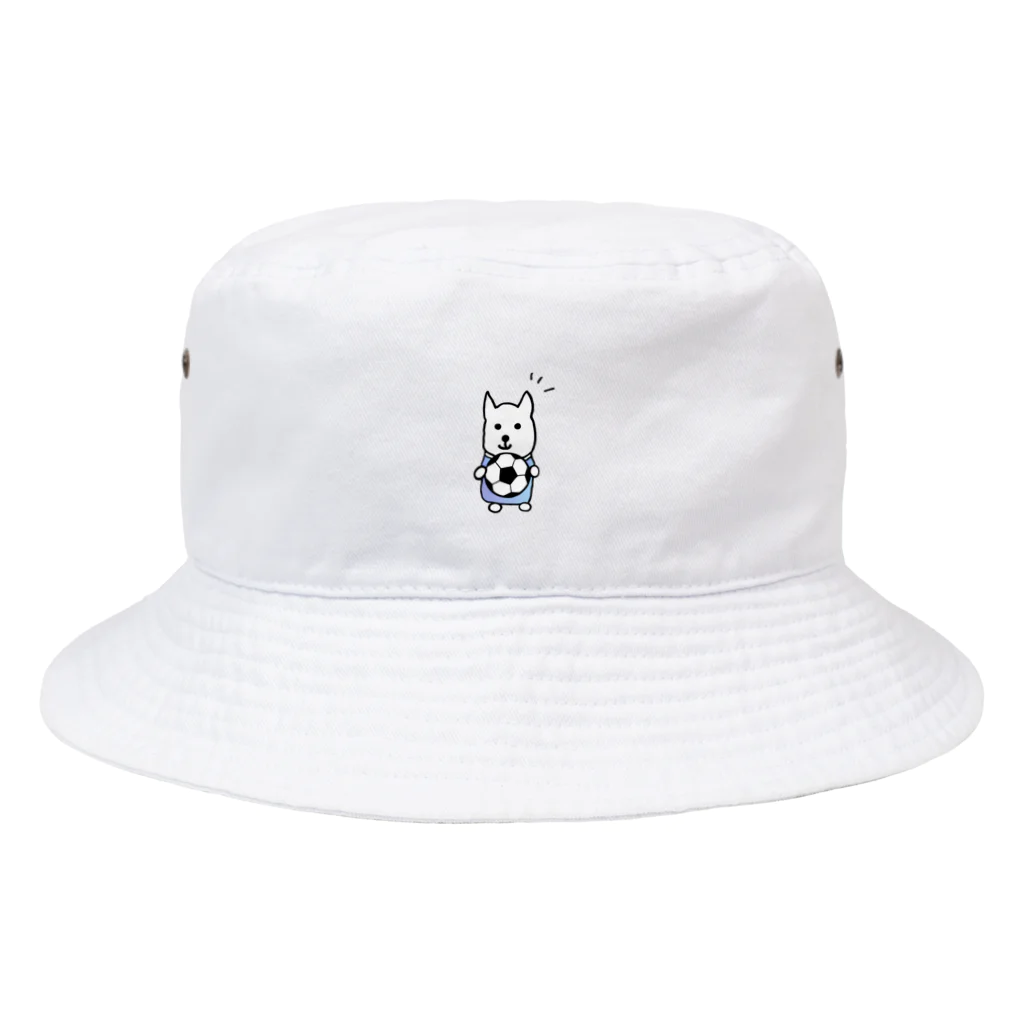 ひろねこさんの冒険*♡･゜のサッカー犬さん♪Part2（背景なし） Bucket Hat