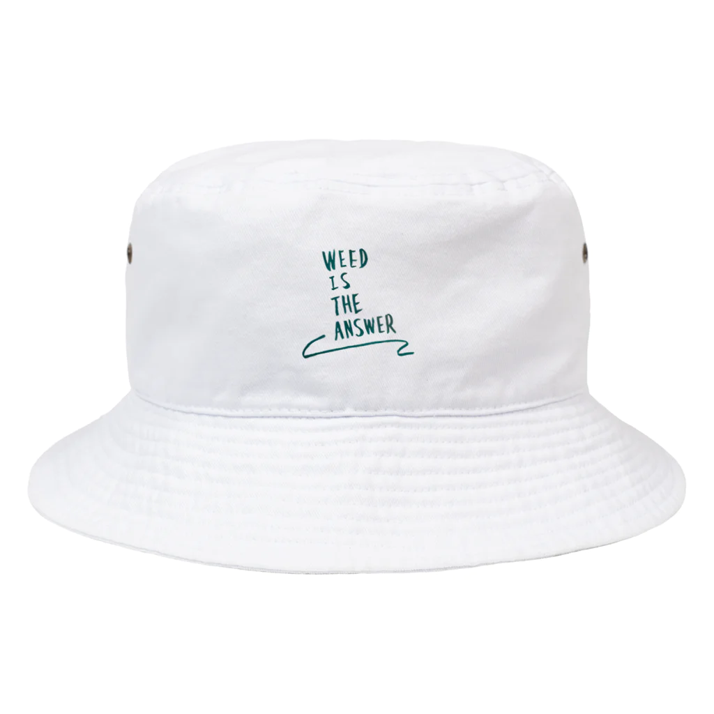 momoさんのWEED IS THE ANSWER Bucket Hat