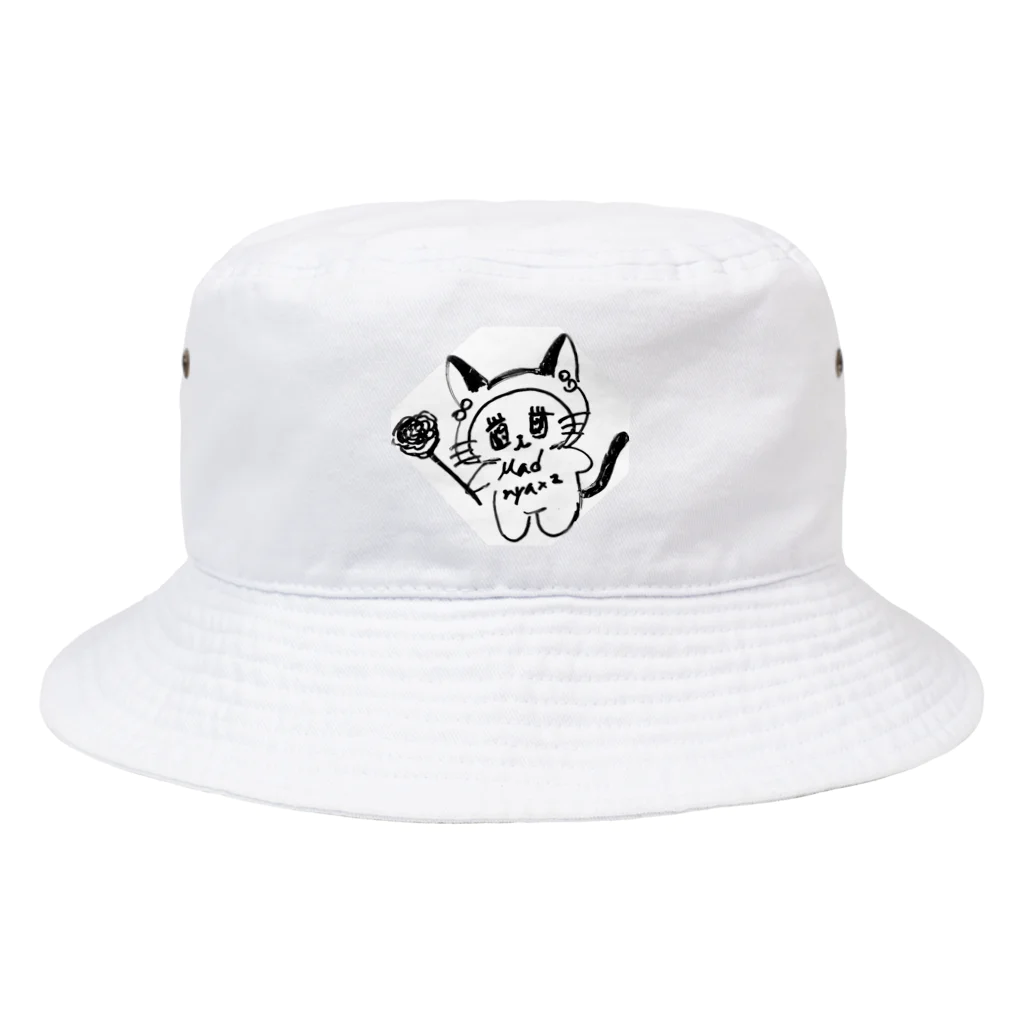 窓猫🪟🐈‍⬛マドリーヌE^••^Eのマラドーニャ Bucket Hat