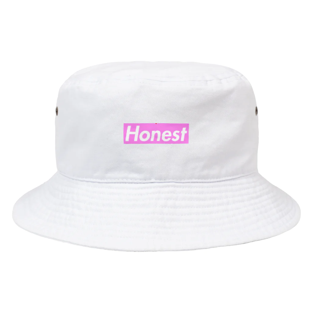 Honest のボックスロゴ(ピンク) Bucket Hat