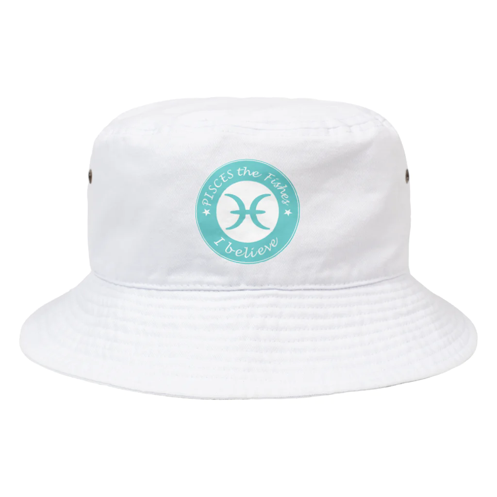 Yuko’ｓ Galleryの12星座キーフレーズ&パワーカラー～うお座～ / 12 zodiac key phrase & power colour - Pisces - Bucket Hat