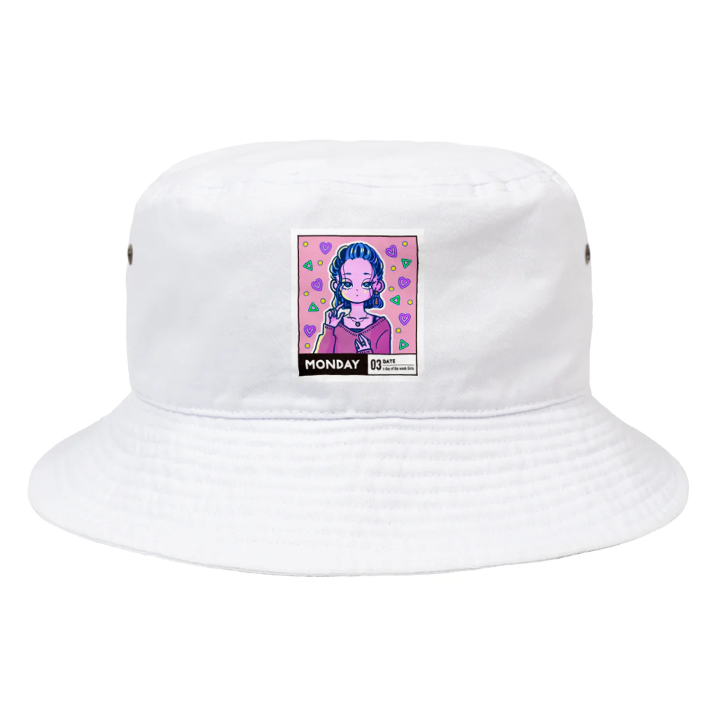 x曜日の彼女 の03-3-date-Wednesday Bucket Hat