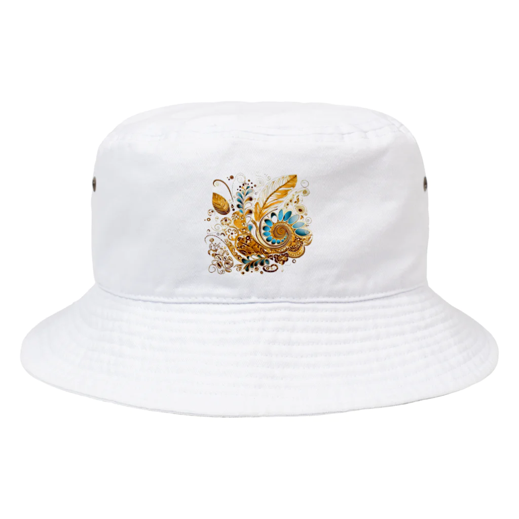 Connect Happiness DesignのGolden  Leaves Bucket Hat