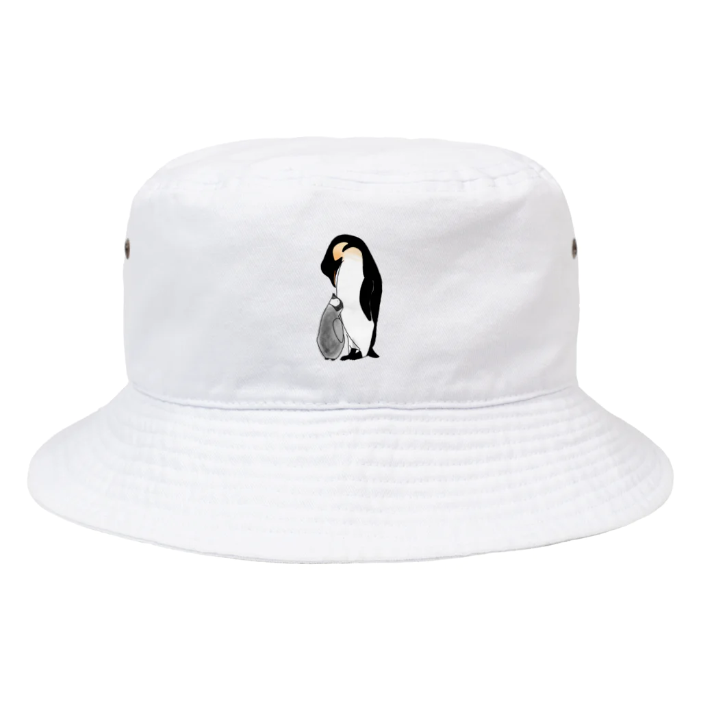 ぎょぎょまあとのペンギン親子🐧 Bucket Hat