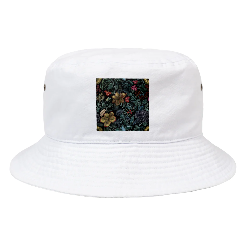 ひろのレトロな花模様 Bucket Hat