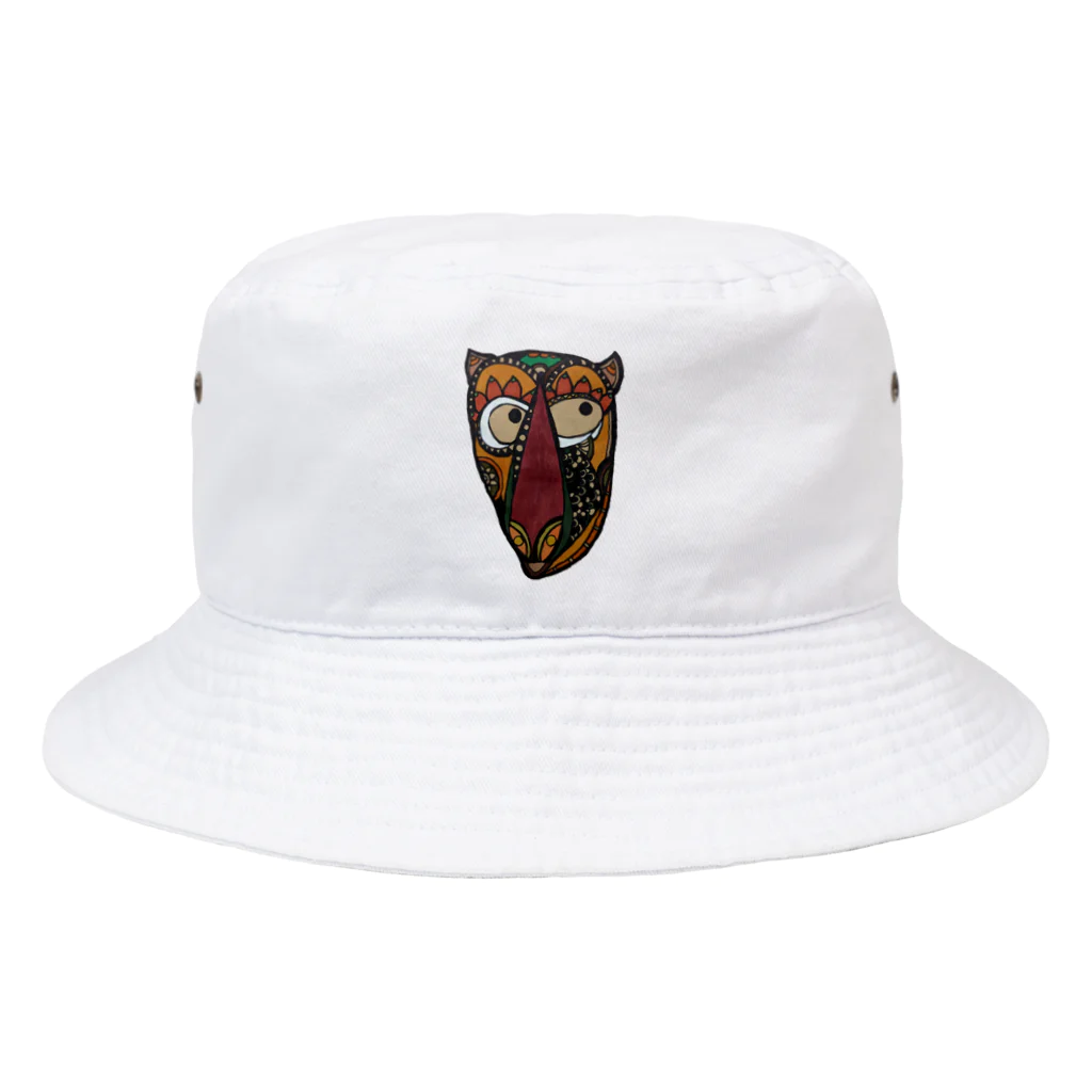 ばっしーの世界の癒やしアニマルさん Bucket Hat