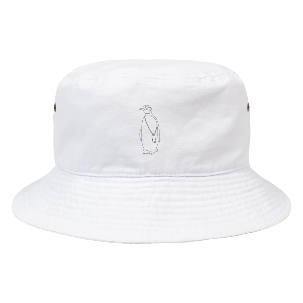 ポップトーンの休日ペンギン Bucket Hat