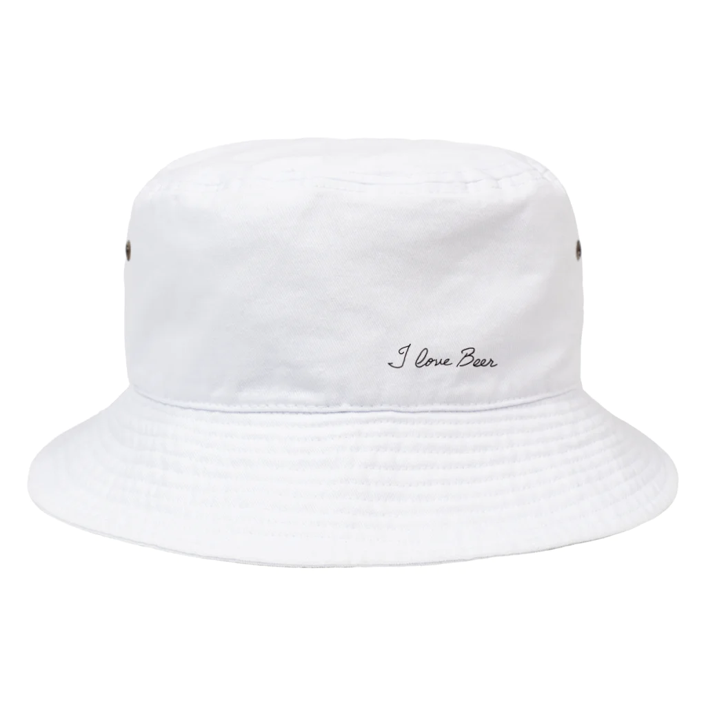 BEER color 7：3のI love Beer Bucket Hat