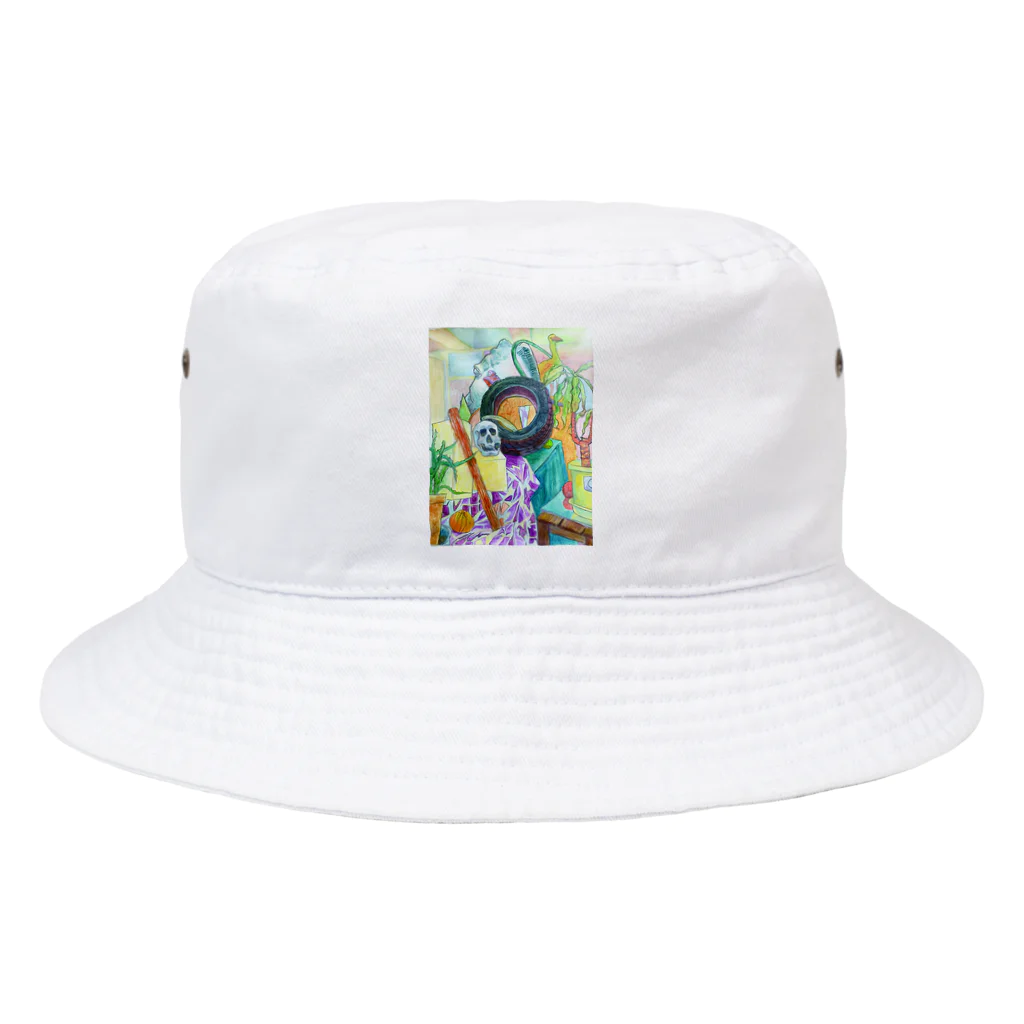 もちもち屋のまめよんぽ Bucket Hat