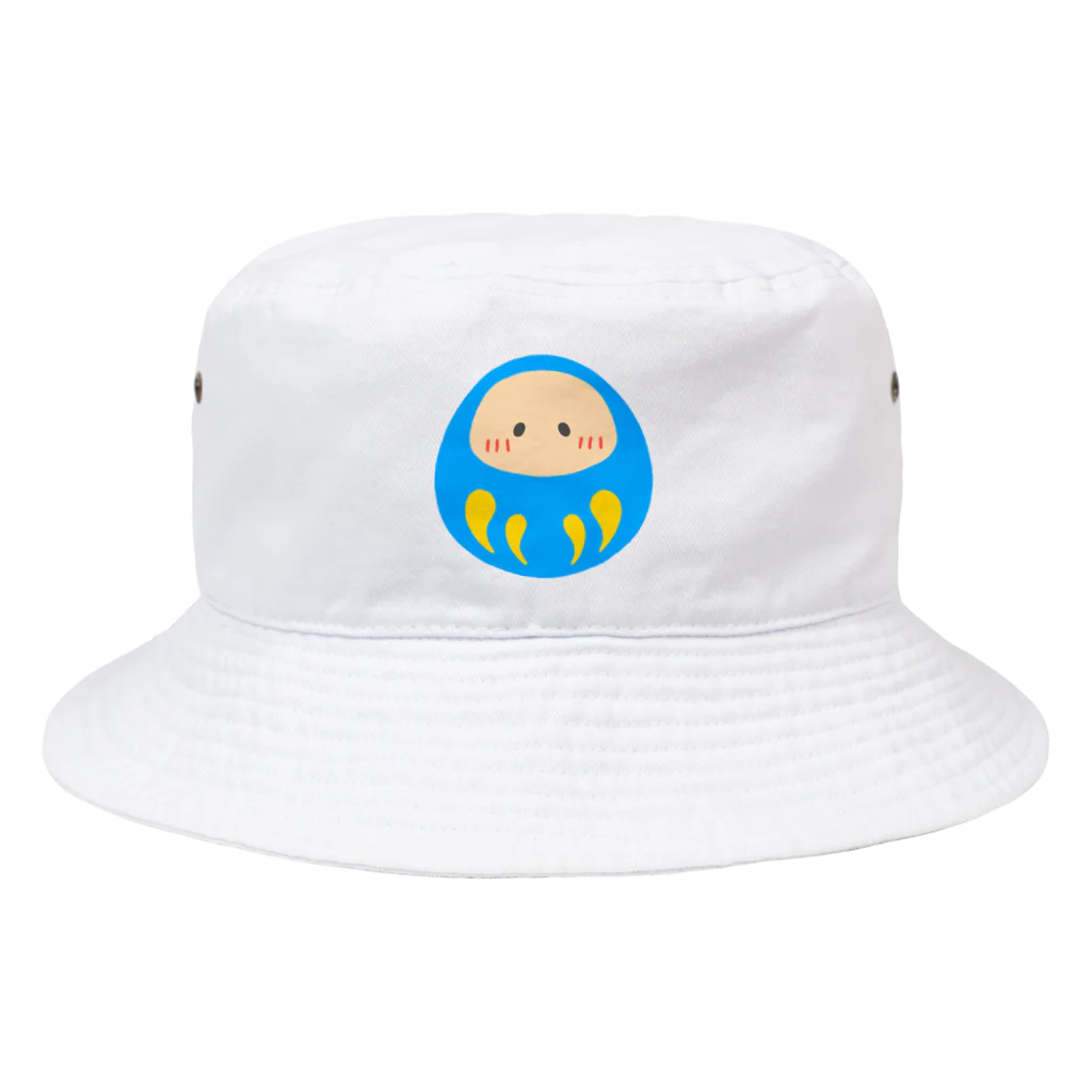 うさのこの青だるま Bucket Hat