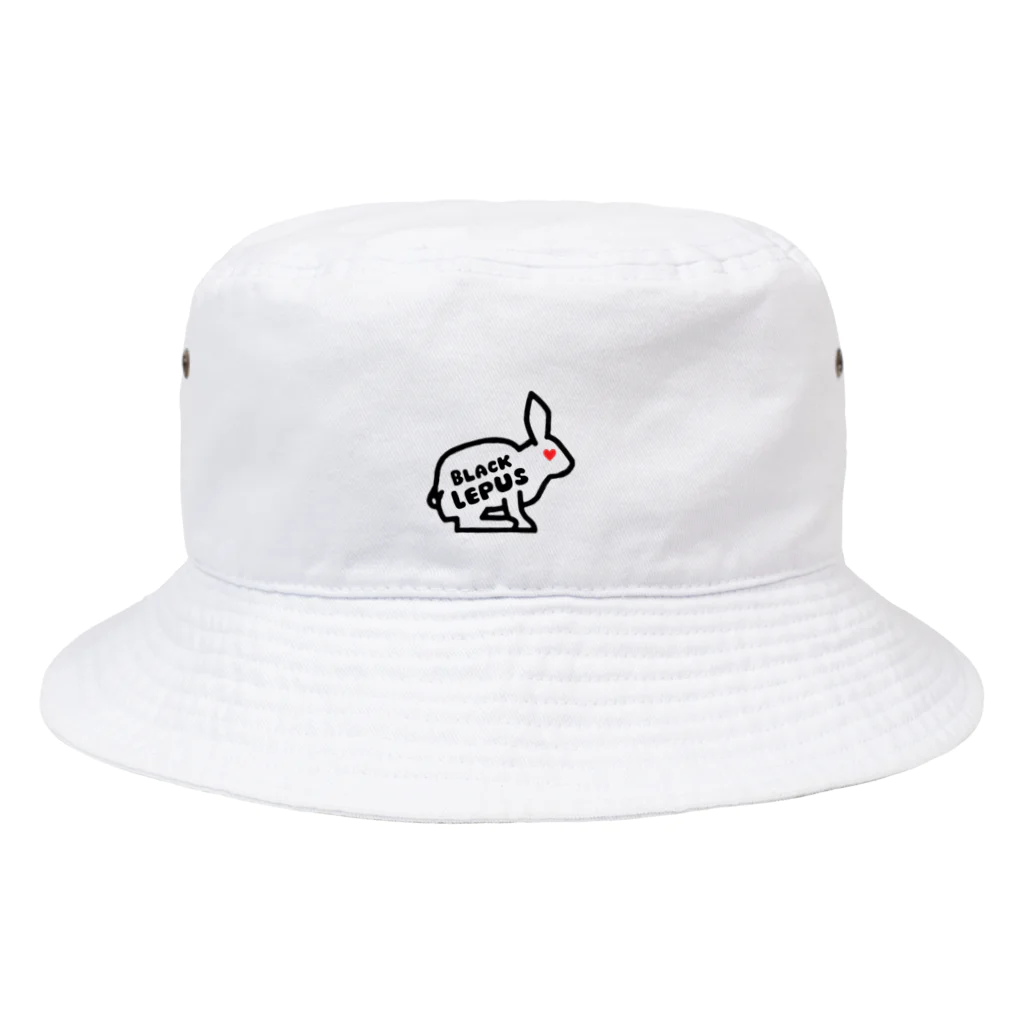  Black LepusのLepusロゴ Bucket Hat