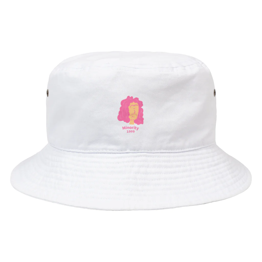 c-choiceのもじゃ君 pinku Bucket Hat