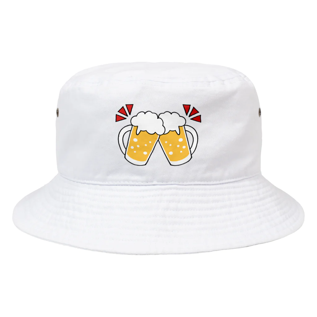 ゆちのへやのビールジョッキで乾杯！イラスト Bucket Hat