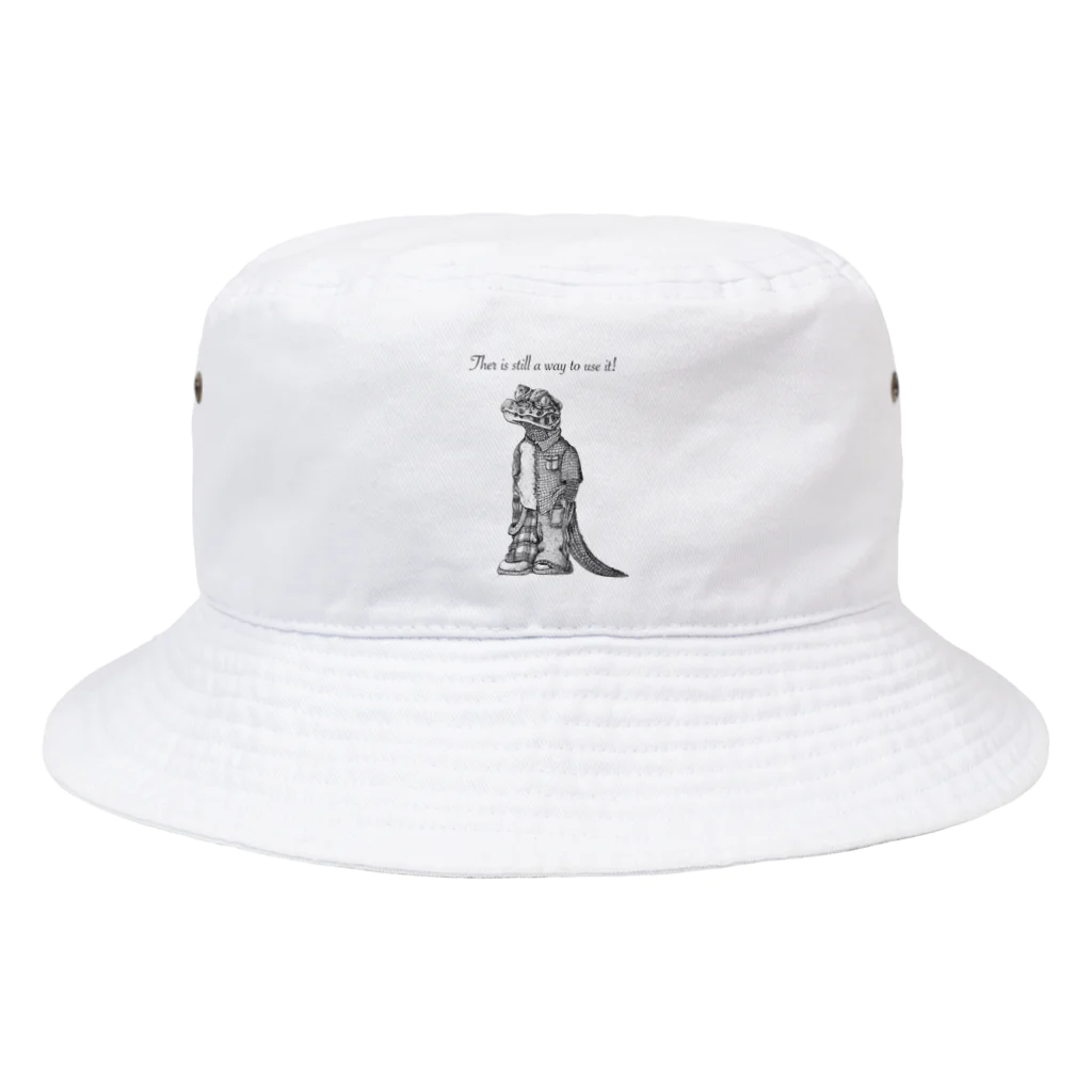 Bow_paintingのロジーハット Bucket Hat