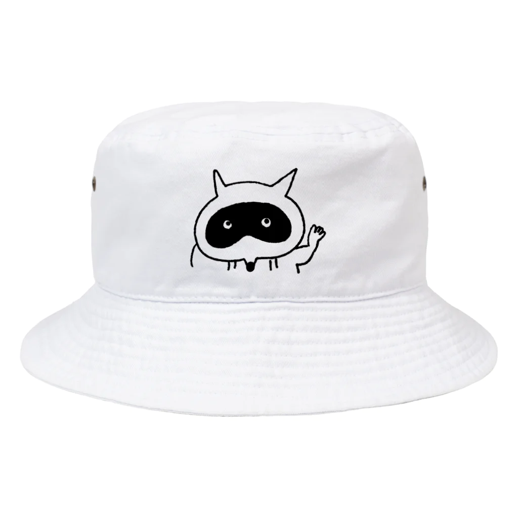 haneponのたぬきくん Bucket Hat