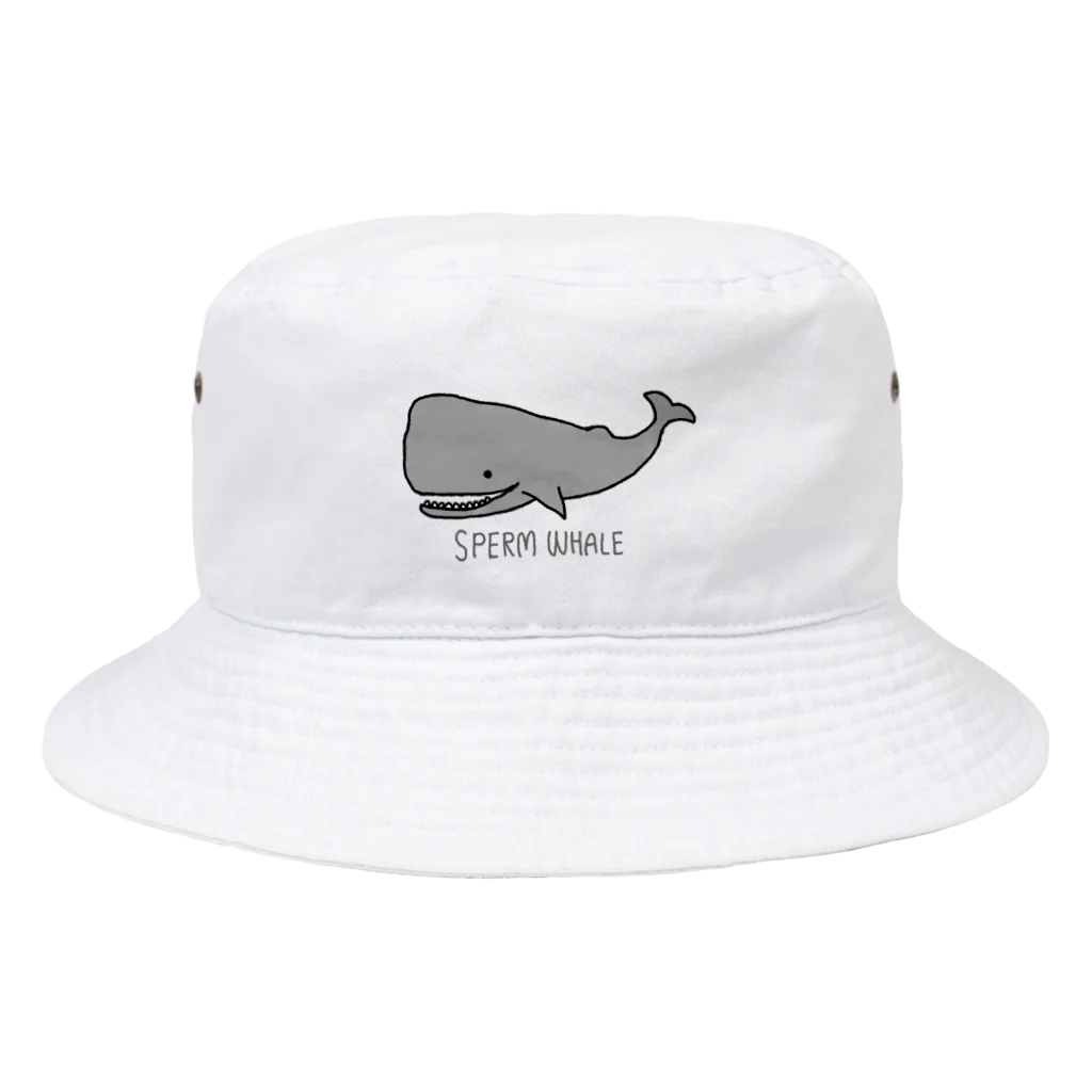 1/2のゆるふわマッコウクジラ Bucket Hat