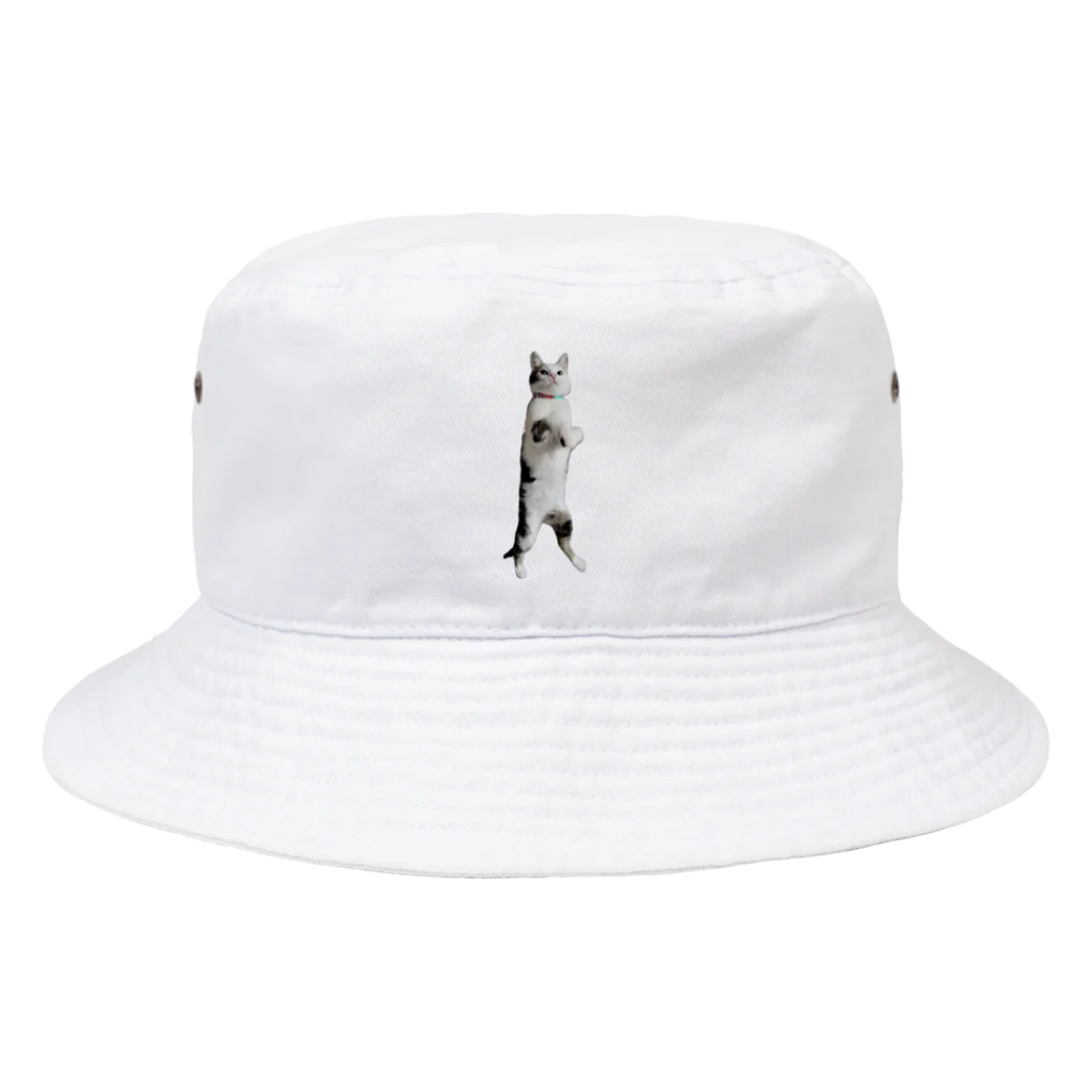 にゃんこの執事のとことこラテ Bucket Hat